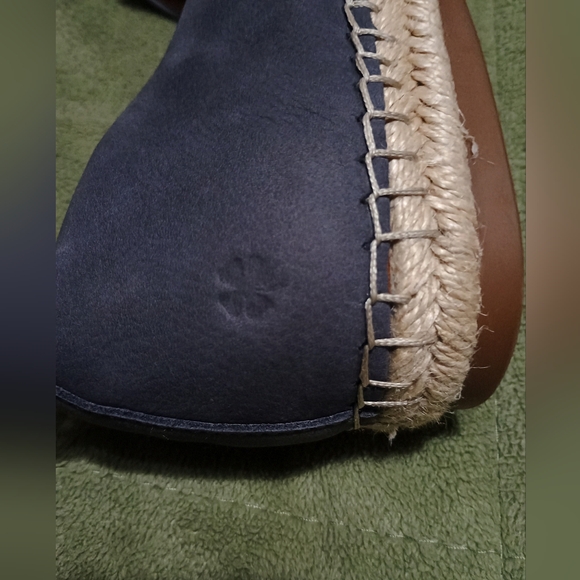 Women's Slip-On Shoes Flats Soft Suede Comfy Boho Blue/Grey Espadrilles Sz 7.5 - Picture 14 of 14